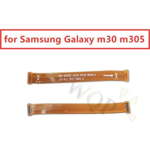 For Samsung galaxy m30 m305 Mainboard Flex Cable Logic Main Board Motherboard Connect LCD Flex Cable Ribbon Repair Spare Parts