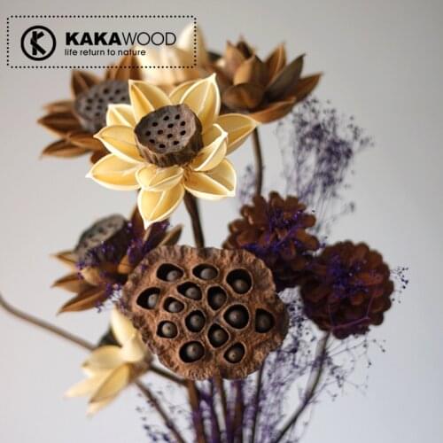 KKW Suju Home Decoration Imported Natural Plant Dried Flowers Dried Fruit Bouquet Floral Design Floral Accessories Set