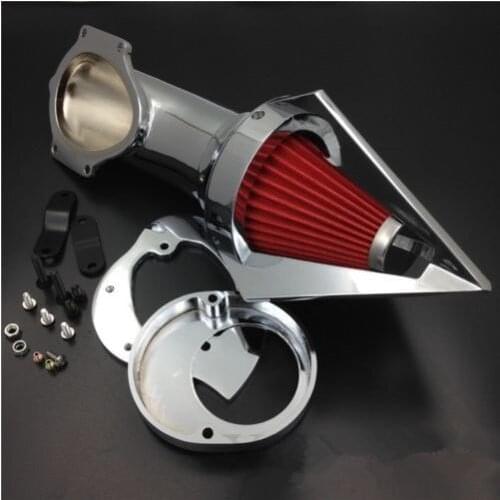 Motorcycle Cone Spike Air Cleaner Intake Filter Kit for Yamaha Vstar V-Star 650 All Year