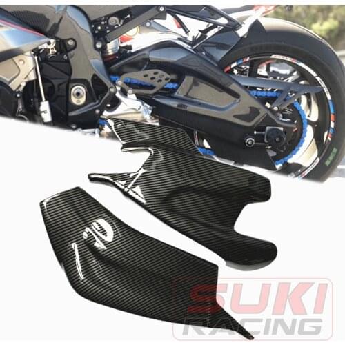 Motorcycle Carbon Color Swingarm Cover Protector for BMW S1000RR 2009-2018 HP4 2012 2013 2014 S1000R 2015-2019 ABS Plastic