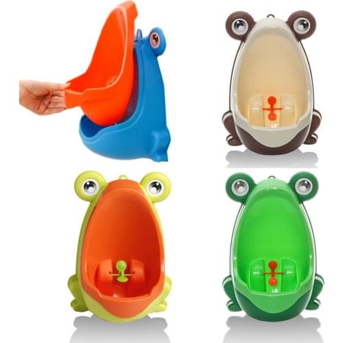 Frog Plastic Baby Boys Children Pee Potty Toilet Training Kids Urinal Bathroom