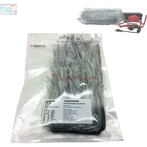 Professional Outdoor Dusty MIC Furry Cover Windscreen Windshield Muff for RODE VIDEOMIC Microphone Deadcat Wind Shield