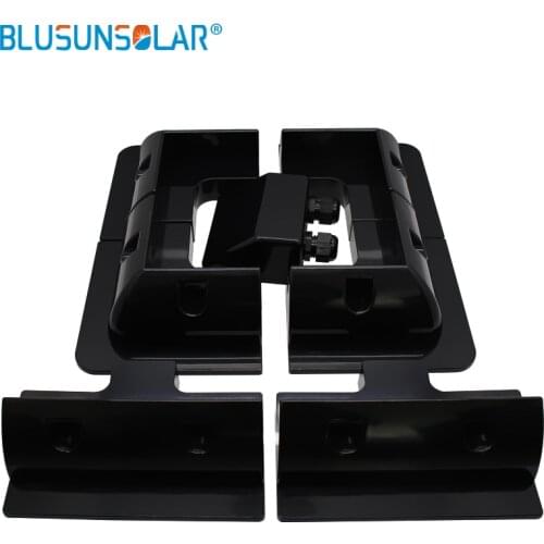 7piece/lot Solar Panel Mounting ABS Bracket Set Kit With Cable Gland Side Bracket For Roof/Caravan/Vans/Boats/Sheds Solar