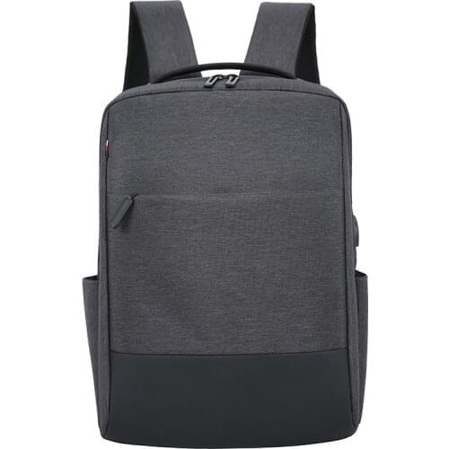 New Mens Business Shoulders Multifunctional USB Shoulders Large Capacity Computer Backpack
