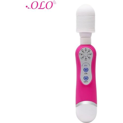 OLO Battery Powered AV Vibrator Clitoris Stimulator Sex Shop Adult Toys for Woman Massager Female Masturbation