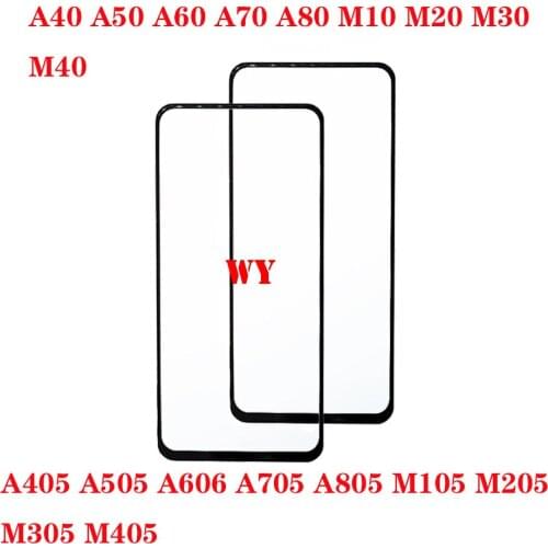 Original For Samsung A40 A50 A60 A70 A80 M10 M20 cover plate mobile phone touch handwriting external screen glass control panel