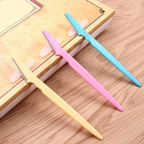 Stainless Steel Sharp Eyebrow Trimming Knife Make-Up Eyebrow Shaver Shaving Knife Eyebrow Trimmer Beauty Tools