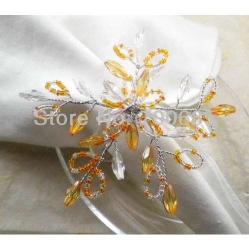 Aliexpress sold beaded wedding napkin ring