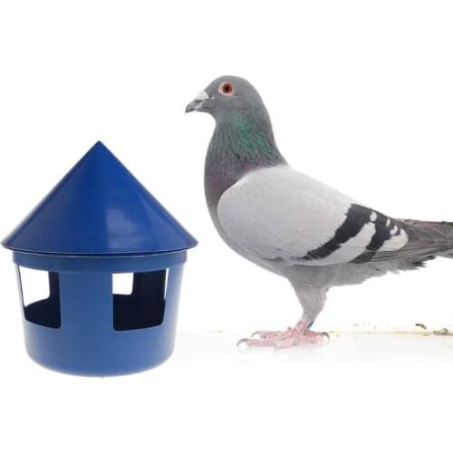 Pigeon Feeder House Design Cover Feeding Food Dispenser Sand Case Multi Functional Pet Birds Parrot Container Supplies