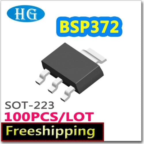 Smd BSP372 100pcs SOT223 N-channel 100V 1.7A pdf inside mosfet