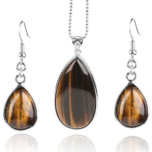 Bohemia Crystal Bridal Wedding Jewelry Sets Women Gold Color Rhinestone Necklace Long Earrings Set Dress Accessories Bridesmaid