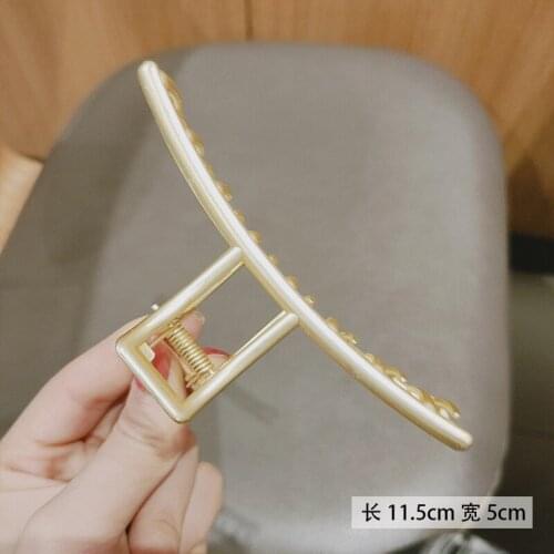 Geometric Gold Alloy Hair Claws Sweet Headband Hair Clips Hairpins Fashion Hair Accessories