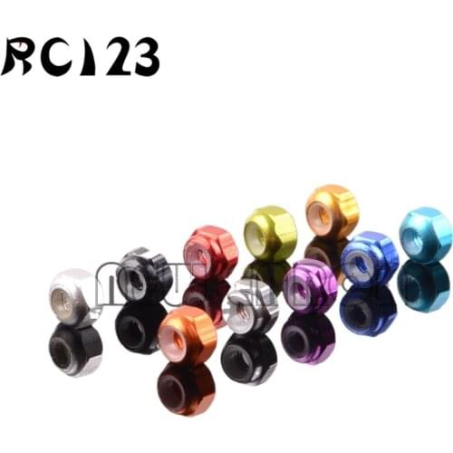 1:10 8Pcs 31046 Nylon LocK Nuts M3 FOR For RC Model Car Monster Truck Himoto E10MTL E10MT E10BP NEW ENRON