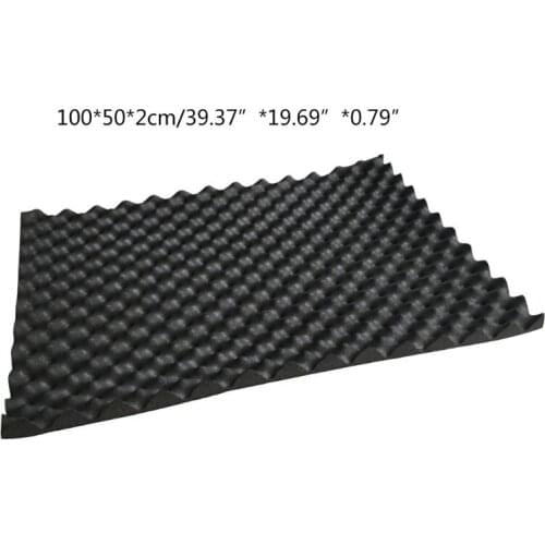 100x50cm Car Sound Deadener Mat Noise Insulation Acoustic Dampening Foam Subwoofer Mat