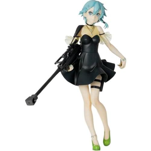 21CM Sword Art Online Alicization Sinon Ex-Chronicle Ver. Original PVC Action Figure Collection Toys For Children Gifts