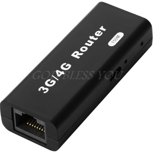 HOT Mini Portable 3G/4G Wireless-N USB WiFi Hotspot Router AP 150Mbps Wlan Lan RJ45 Drop Shipping