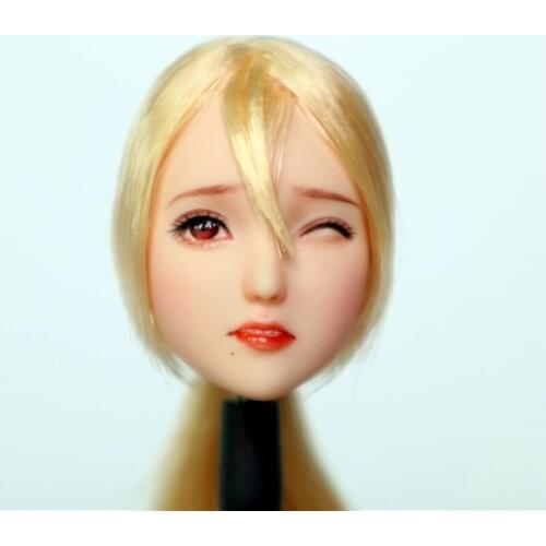 Estartek Customized KE16 OB27 1/6 Obitsu Head Lily Leer Expression for 12inch Action Figure DIY