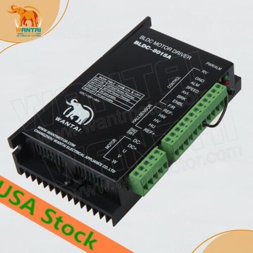 NEW DE&USA Warehouse! CNC Wantai Brushless DC Motor Driver BLDC-5015A 24-50V 15A-45A Milling Laser Plasma Engraver