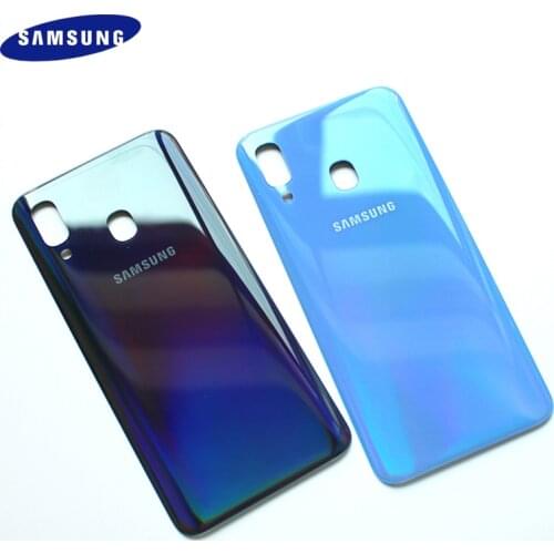 Samsung Galaxy A70 A50 A40 A30 A505 A505F Plastic Back Housing Cover Rear Door Battery Replacement Case Repair Parts & Stickers