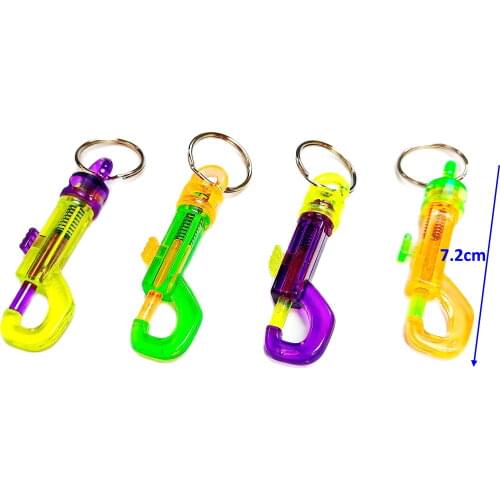 4X 72mm Plastic SWIVEL CLIP SNAP Hook E132/E107 TRIGGER Key chain Boys Girls Kids Birthday Party Favour Gift Pinata Bags Filler