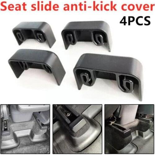 For Tesla Model 3/ Y 2021 Car Rear Seat Slide Anti Protective Products Kick Plug 4pcs Interior Soft Modification Car Access Z0K4