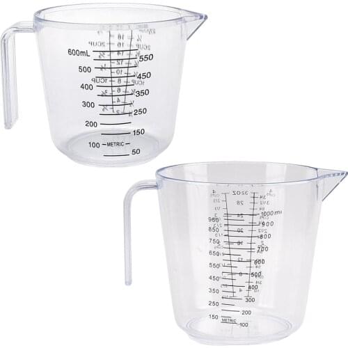 Clear Flour Water Liquid Measuring Cup Kitchen Baking Cooking Measuring Tool Eay to Read