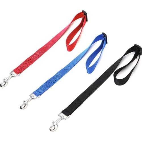 Adjustable Dog Grooming Belly Strap D-rings Bathing Band Free Size Traction Belt (Red)