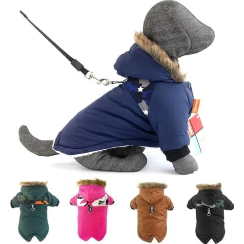 Warm Winter Pet Dog Clothes For Small Dogs Pets Puppy Costume French Bulldog Outfit Coat Waterproof Jacket Chihuahua Clothing