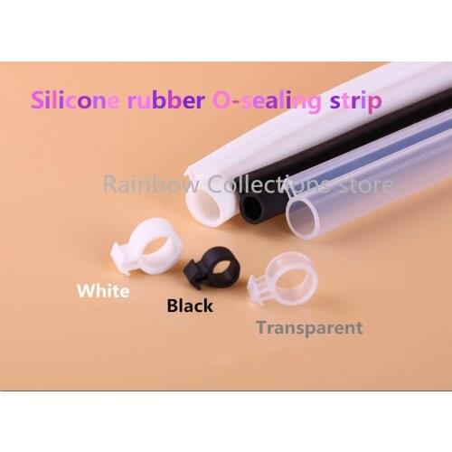 10meters/lot O-type Silicon rubber sealing strip for steel door/ window thong strip windproof insulation antifreeze
