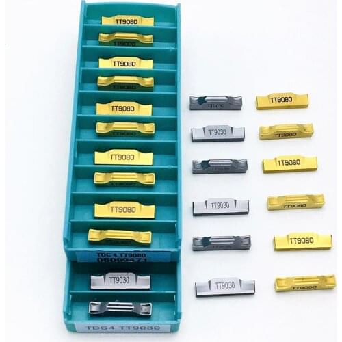10 pieces of TDC4 TT9080 TDC4 TT9030 steel processing Teguc carbide blade TDC4 cutting blade slitting and grooving