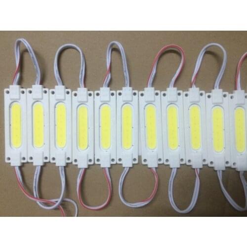 100pcs LED injection module COB waterproof LED back light backlight LED COB module for sign warm white/white DC12V 2W IP67 ABS