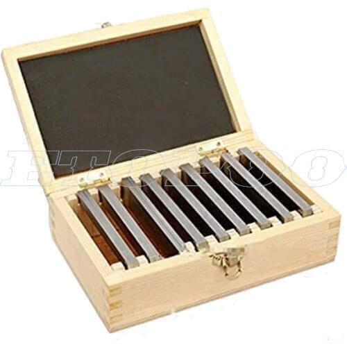 9 Pairs 18Pcs High-Precision Manufactured Parallel Pad Gauge Block CNC Milling Pads Set Alloy Steel 100mm /150mm