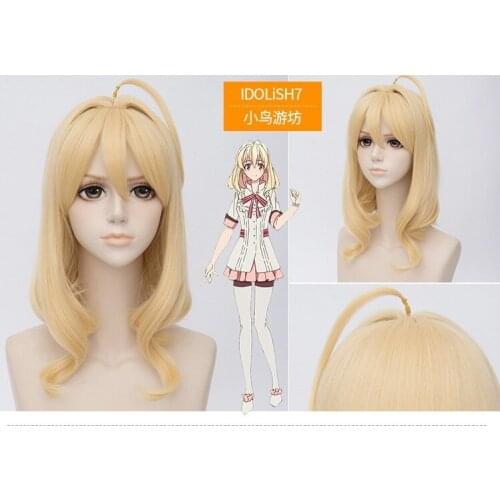 Anime IDOLiSH7 Tsumugi Takanashi Wigs Heat Resistant Synthetic Hair Costume Cosplay Wig + Wig Cap