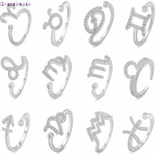 GraceAngie Women's Silver Rings