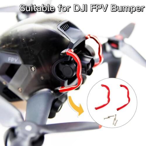 Aluminum Alloy Drone Gimbal Bumper for DJI FPV Combo B-Shape Gimbal Camera Protective Bumper Bars for DJI FPV Drone Accessories