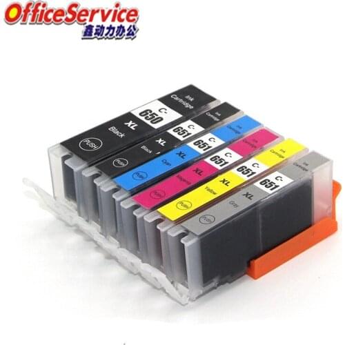 PGI650XL PGI-650 CLI-651 Compatible ink cartridge For Canon MG5460 MG5560 MG5660 MG6360 MG7160 MG5460 MX926 Ip7260 printer