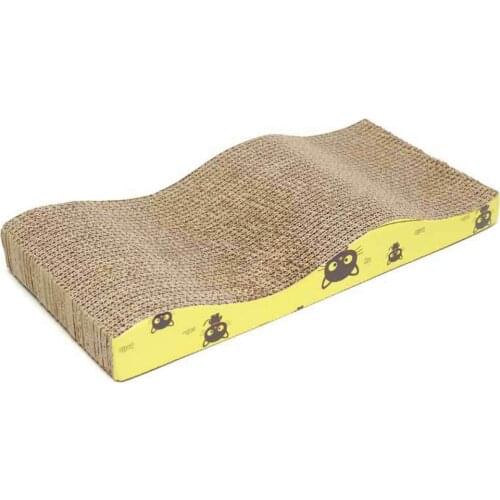 Pet Cat Scratching Corrugated Board Grinding Claw Plate Scratching Posts Corrugated Paper Pad Cats Toy Grinding Nail Scraper Mat