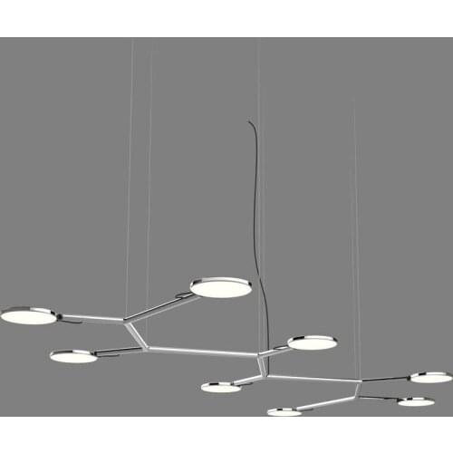 Lamp living room simple modern office living room lamp Nordic chandelier warm bedroom study lighting