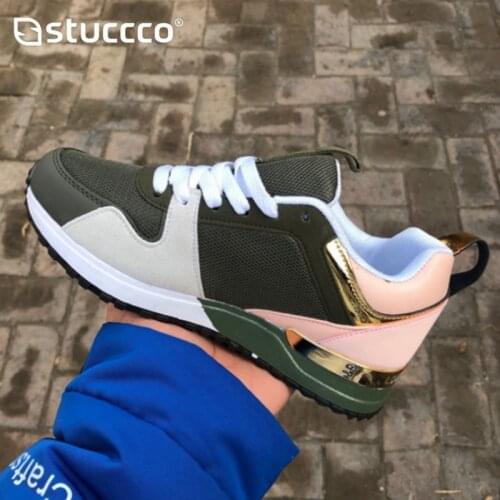 New Fashion Women Sneakers Leopard Print Leather Thick Bottom Increased Sneakers Casual Comfortable Sports Shoes For Ladies