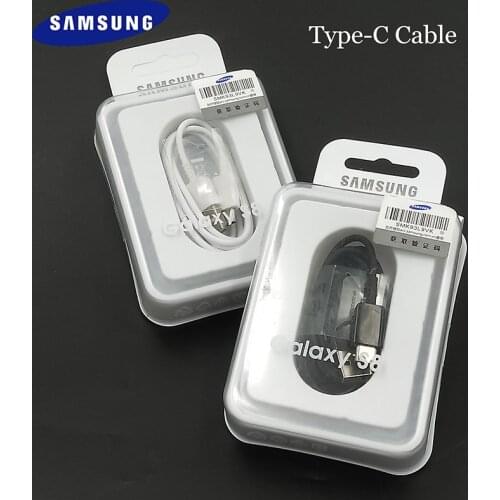 Original Samsung TYPE C Cable 120CM Fast Charger Data Line For Samsung Galaxy S8 S10 E Note 8 9 10 A70 A50 A30 A20 A02 A21s M31s