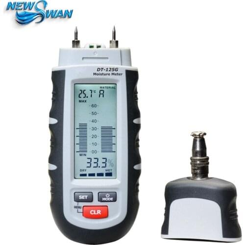Original High Sensitive DT-125G Professional Waterproof Temperature Humidity Digital Tester Wood Hygrometer Instrument Analyzer