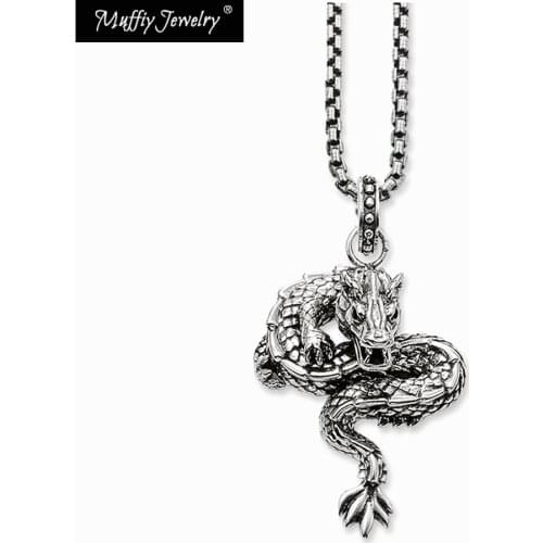 Dragon Pendant Necklace,Europe Style Glam Fashion Good Jewelry For Women,2017 Gift In 925 Sterling Silver,Super Deals