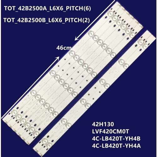 ED Backlight Bar for 42H130 4C-LB420T-YH4B 4C-LB420T-YH4A LVF420CM0T