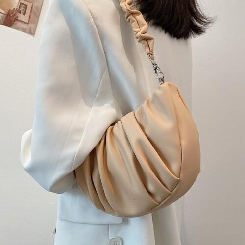 Pleated Cloud Bag 2021 Mini Brands Leather Crossbody Bags Luxury Handbags High Quality Chain Shoulder Bag Sac De Luxe Femme