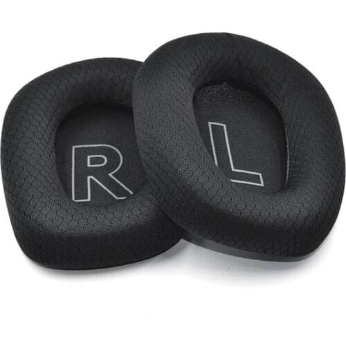 Ear Pads Replacement Net Leather For Logitech G733 Earphone EarPads Soft Memory Foam Sponge Case Earmuff Accessories Black Eh