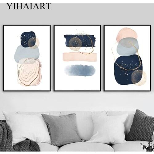 Contemporary Abstract Shape Graphic Canvas Art Poster and Print Nordic Minimalist Painting Wall Picture Modern Home Room Decor