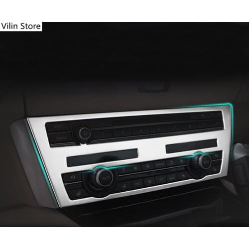 Car Styling Strip Air Conditioning CD Panel Decorative Cover Trim Auto Interior Accessories Sticker for BMW 5 Series GT F07