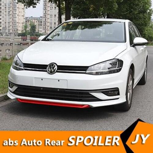 For GOLF 7 ABS Rear Bumper Diffuser Protector For 2014-2017 Volkswagen GLOF Body kit bumper rear Front shovel lip rear spoiler