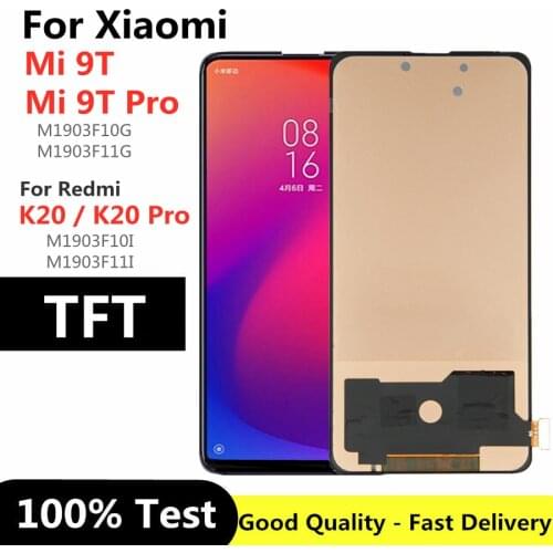 6.39" TFT Mi 9T Pro LCD For Redmi K20 Pro Lcd Display Touch Screen Digitizer Assembly Parts For Xiaomi 9T Mi 9T Mi9T Pro K20 Lcd