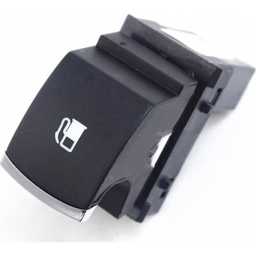 1 Pcs 1KD959833 Car Chrome Fuel Tank Door Control Release Switch Button for VW Jetta Golf MK5 Rabbit Touran 1KD 959 833